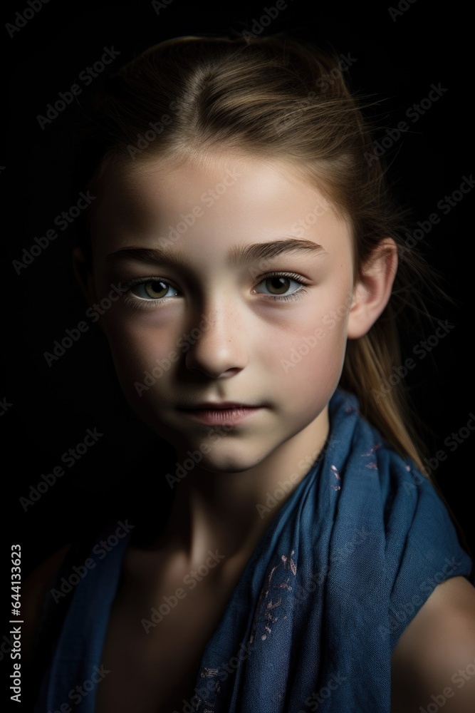 studio shot of a young dancer looking at the camera studio shot of a young dancer looking at the camera