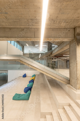 Interior of big office spac...
