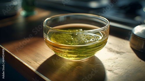 glass of green tea