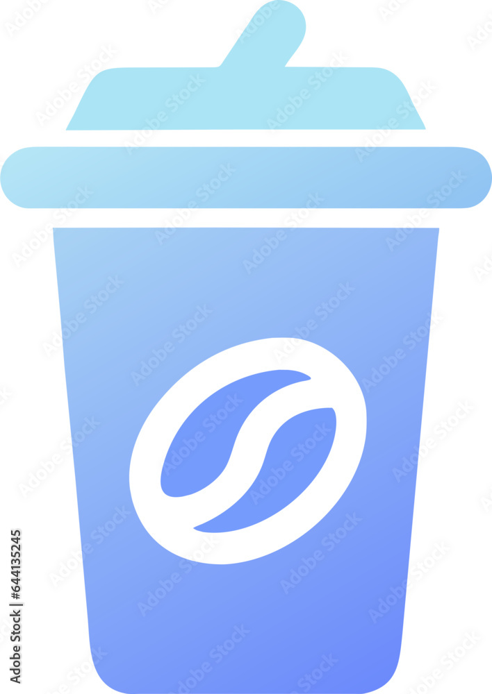 Delicious coffee paper cup icon Delicious coffee paper cup icon