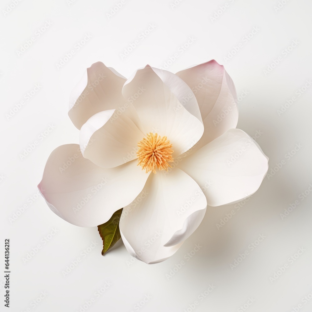 Photo of Magnolia Flower isolated on a white background