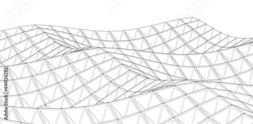 Architectural construction vector illustration