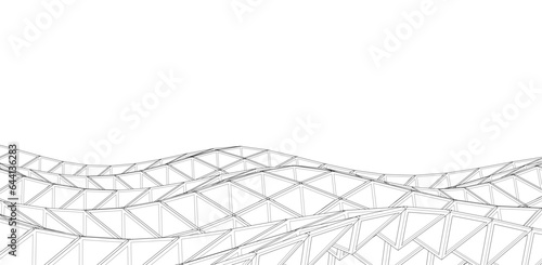 Architectural construction vector illustration