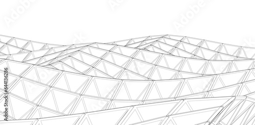 Architectural construction vector illustration