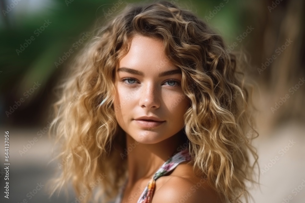 portrait of an attractive young woman in a bikini portrait of an attractive young woman in a bikini