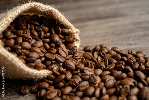 Coffee beans, Import Export Shopping online or eCommerce delivery service store product shipping, trade, supplier concept.
