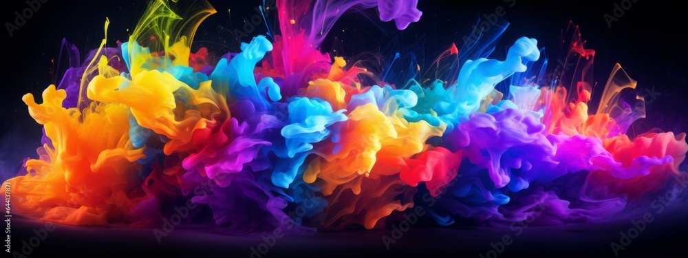 abstract background of the future with gold, pink, and blue shimmering neon fluid wave, with highlights, techno music, form, and the notion of data transfer, wonderful wallpaper 