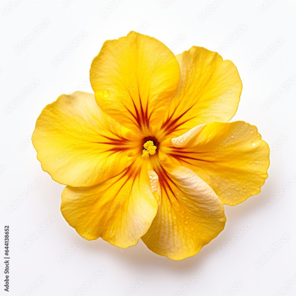 Fototapeta premium Photo of Primrose Flower isolated on a white background