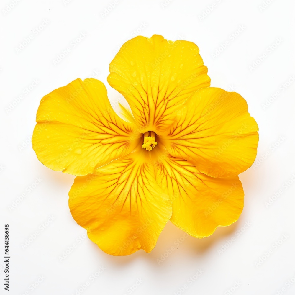 Photo of Primrose Flower isolated on a white background Photo of Primrose Flower isolated on a white background