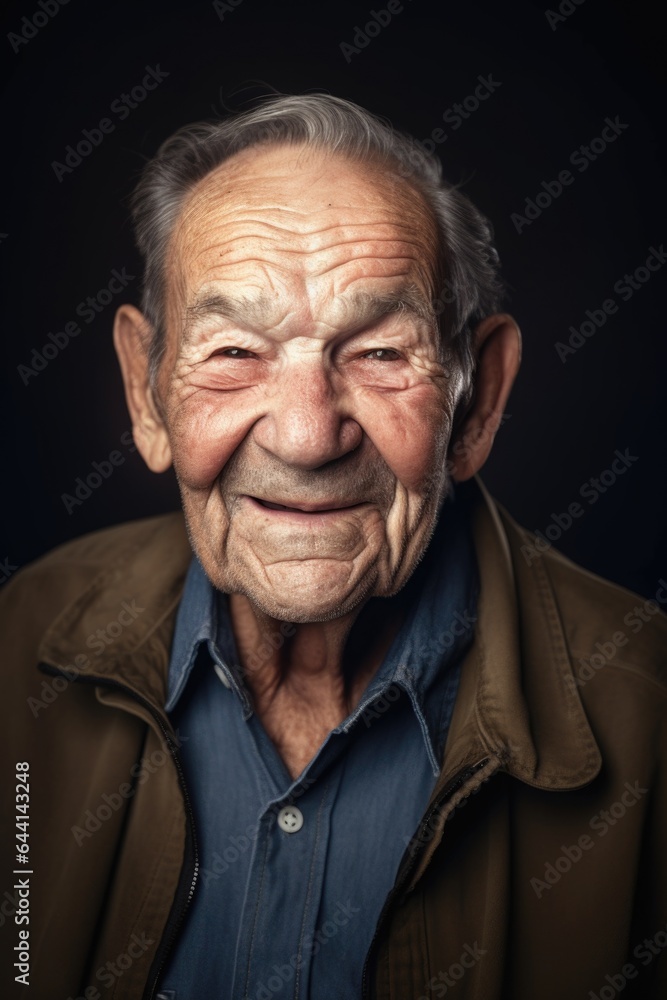 handsome senior man smiling at the camera and looking hopeful handsome senior man smiling at the camera and looking hopeful