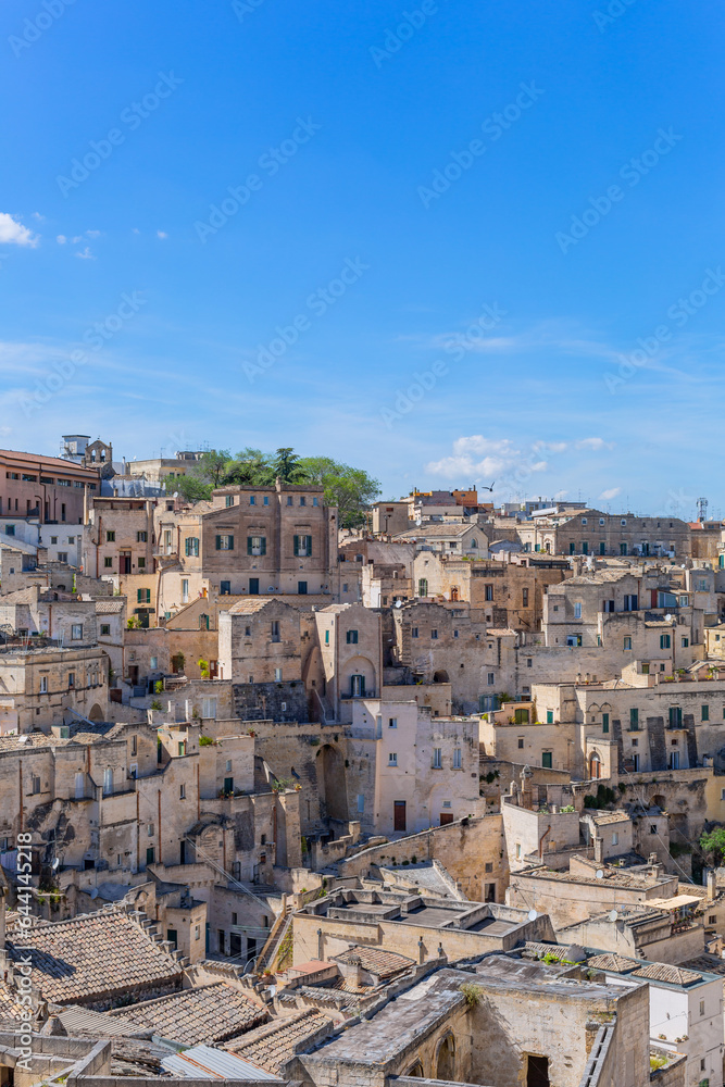 Ancient Unesco heritage old town of Matera