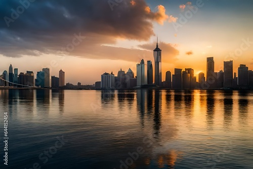 sunrise over the city © MuhammadAshir