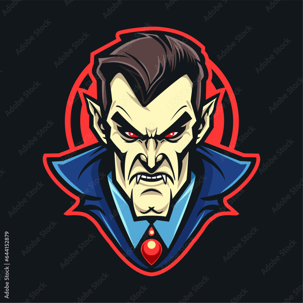 Dracula Mascot Illustration