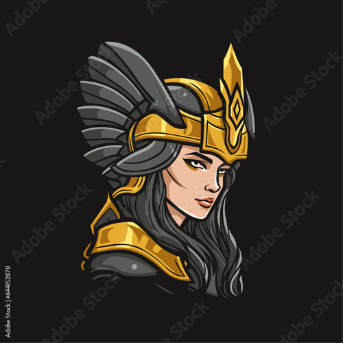 Goddess of Athena Illustration