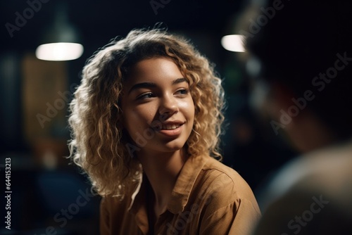 Wallpaper Mural shot of a young woman talking during a workshop Torontodigital.ca