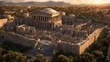 ruins of the ancient greek city 
