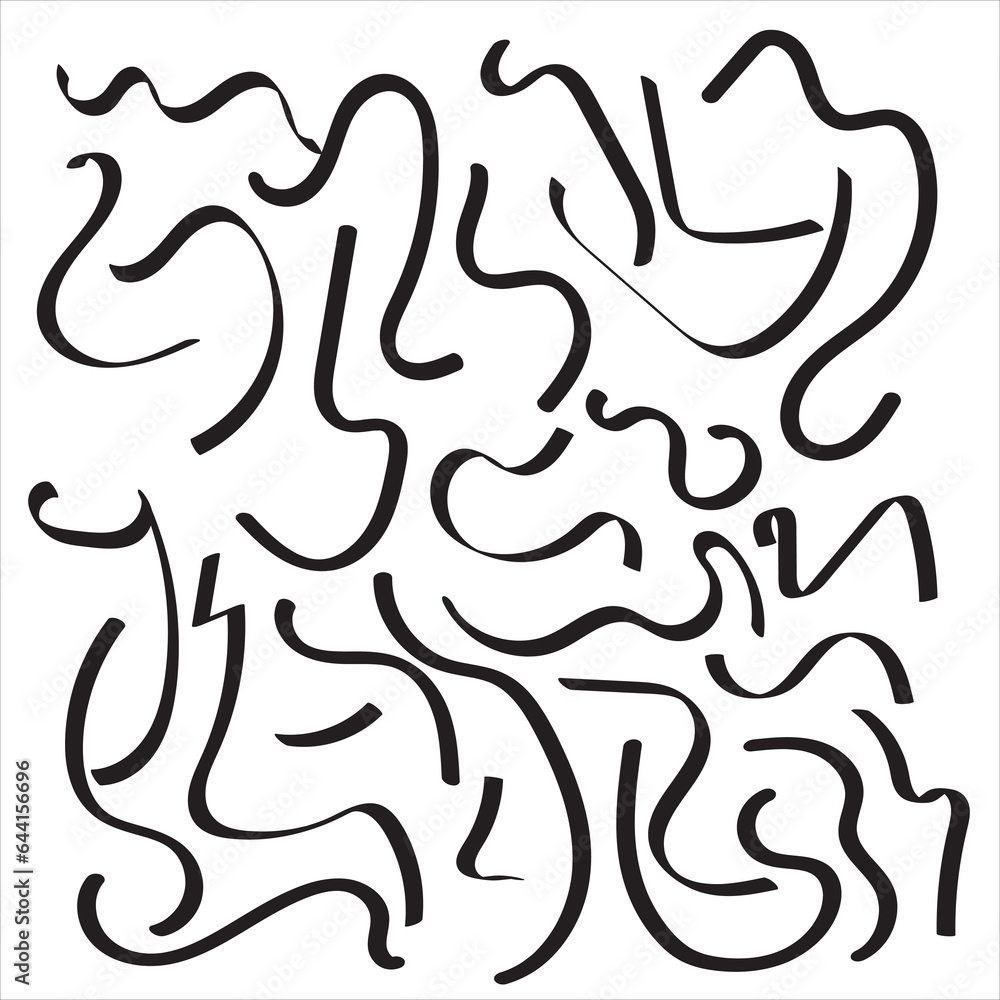 Isolated vector arrows, hand drawn on a white background Isolated vector arrows, hand drawn on a white background