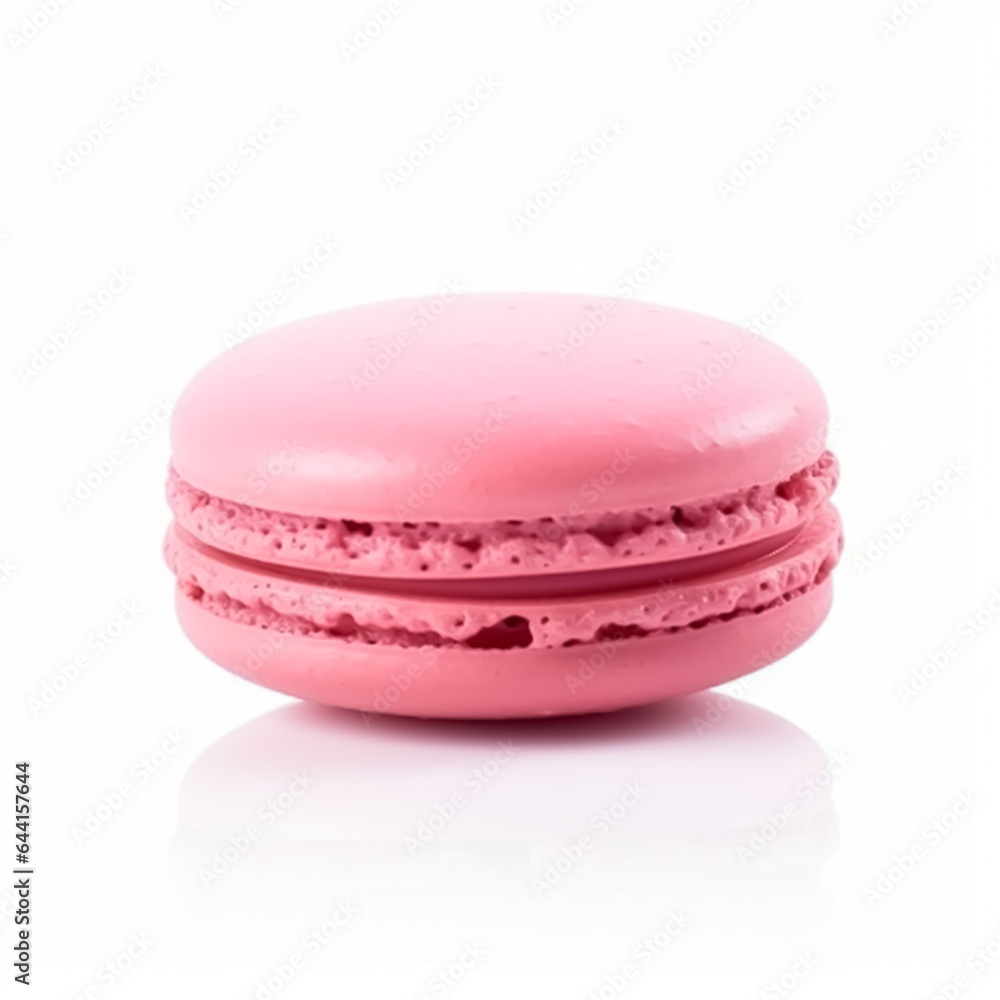 Macaron macaroon isolated on white background, cream pastel chic cafe dessert, sweet food and holiday cake for luxury confectionery, generative ai Macaron macaroon isolated on white background, cream pastel chic cafe dessert, sweet food and holiday cake for luxury confectionery, generative ai