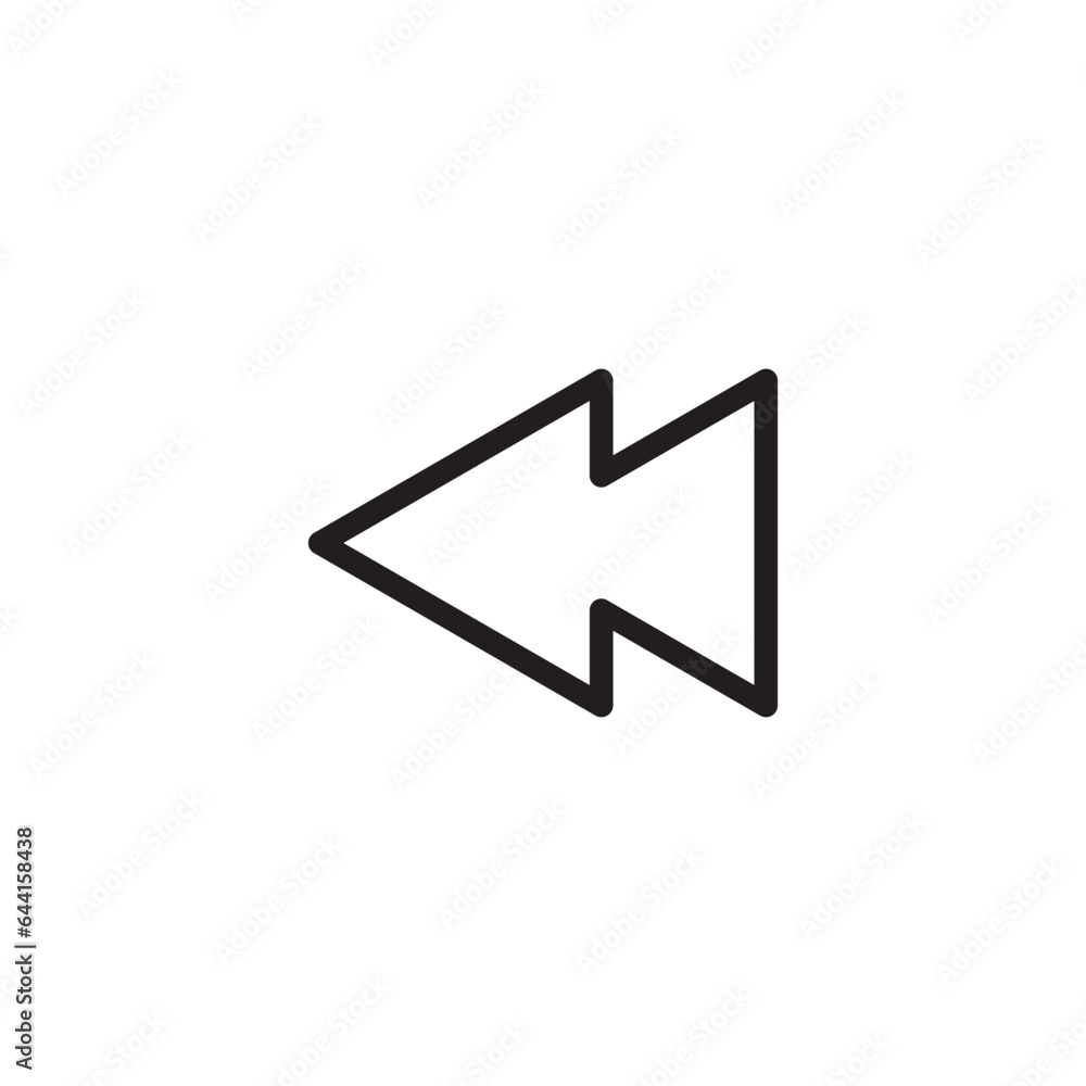 backward Icon for Website, UI UX Essential, Symbol, Presentation, Graphic resources backward Icon for Website, UI UX Essential, Symbol, Presentation, Graphic resources