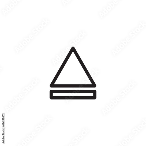 eject Icon for Website, UI UX Essential, Symbol, Presentation, Graphic resources