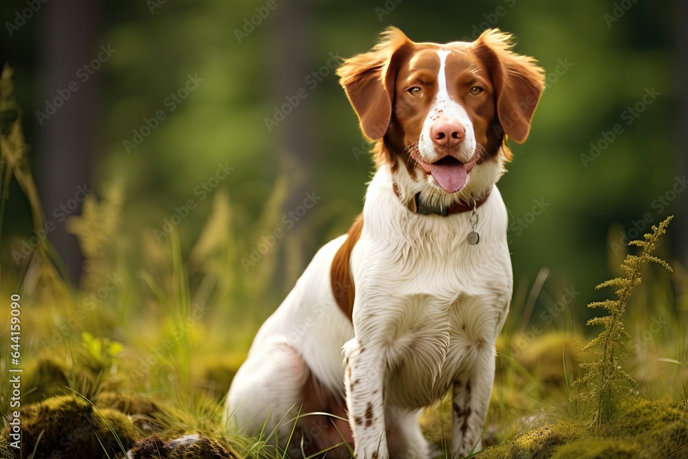 Brittany Dog - Portraits of AKC Approved Canine Breeds