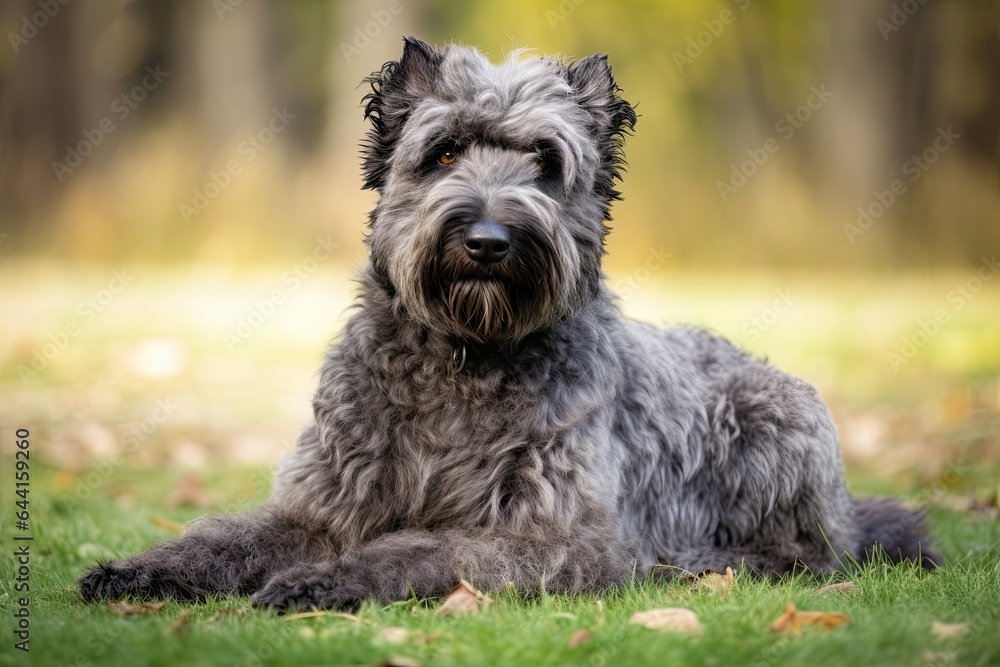 Bouvier des Flandres Dog , AKC-Approved Canine Series: Portraits of Dogs