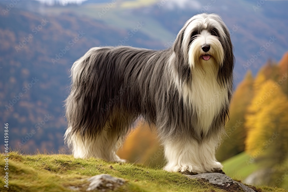 Bearded Collie Dog, AKC-Approved Canine Series: Portraits of Dogs