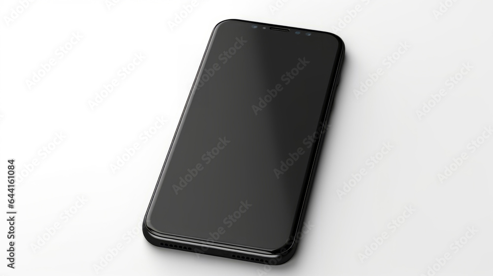 Cellphone device mockup blank digital screen display 3d render for design Cellphone device mockup blank digital screen display 3d render for design