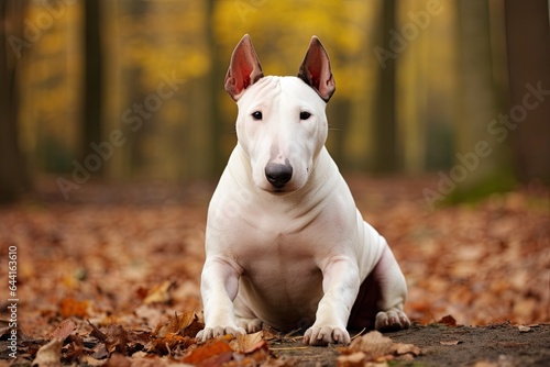 Bull Terrier Dog . AKC-Approved Canine Series: Portraits of Dogs