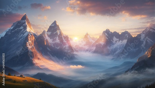 sunset in the mountains © Nature Creative