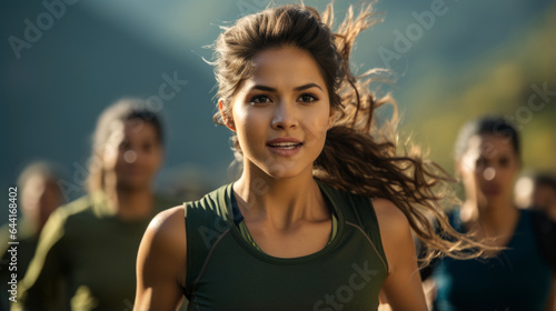 "Nature's Fitness: Beautiful Smiles on the Trail and Track"