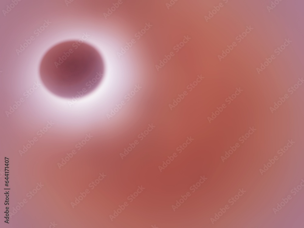 abstract background with circles as red sun on desert  red planet, gradient degrade lighting 