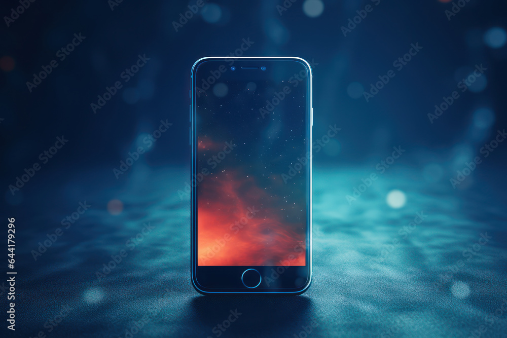 Futuristic Smart Cellphone, Generative AI