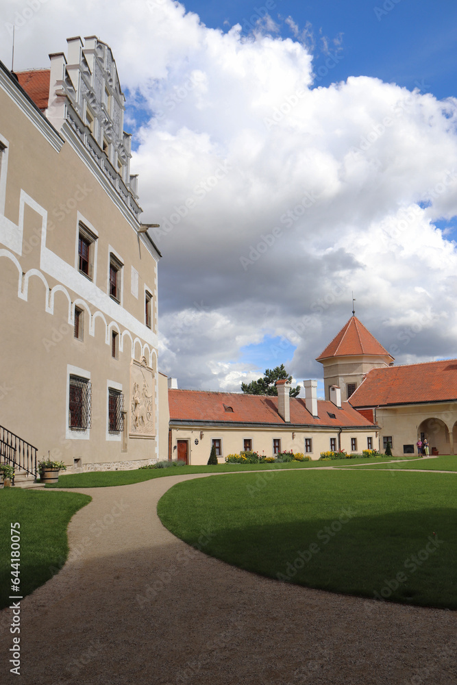 THE TELC CASTLE IN THE CZECH REPUBLIC