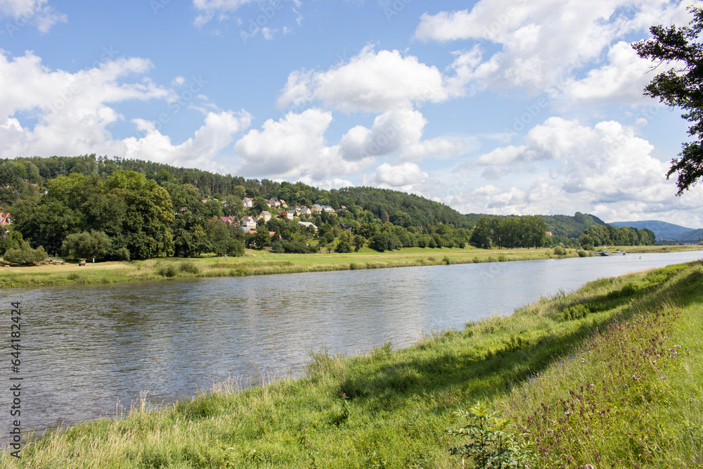 Die Elbe bei Königstein