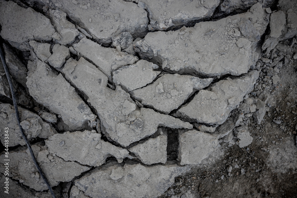 Obraz premium cracked earth texture
