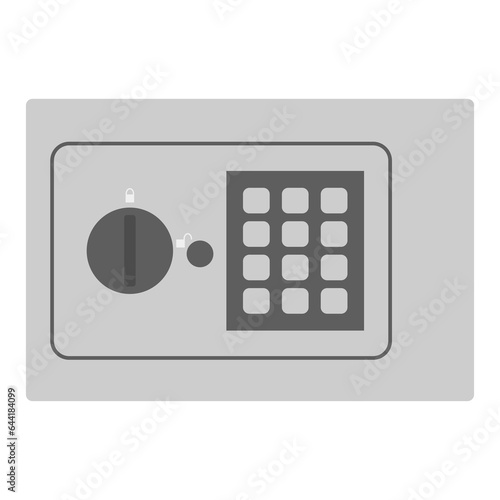 simple vector illustration small safe