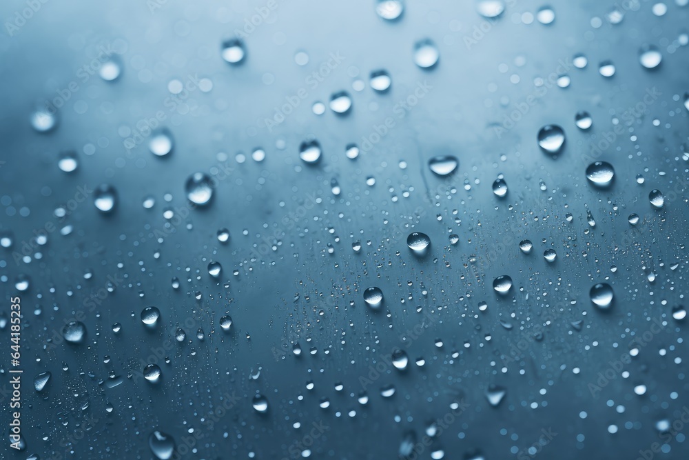 Raindrops on Glass, mood setting - AI Generated