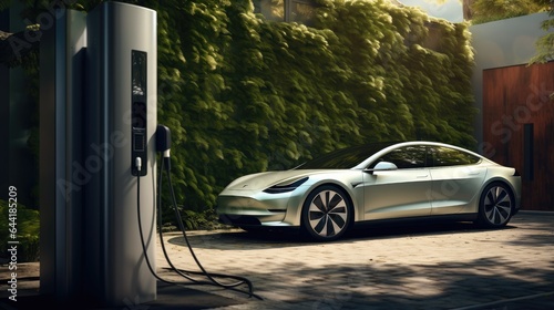 modern, lightning-fast electric vehicle chargers set in beautiful parkland surroundings.