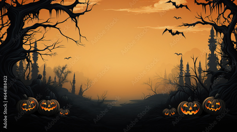 minimalist halloween illustration