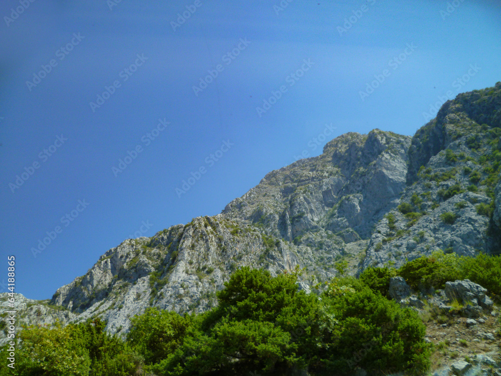 Obraz premium Dinaric alps at Kotor