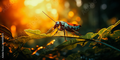 Close - up of insect on leaf © v.senkiv