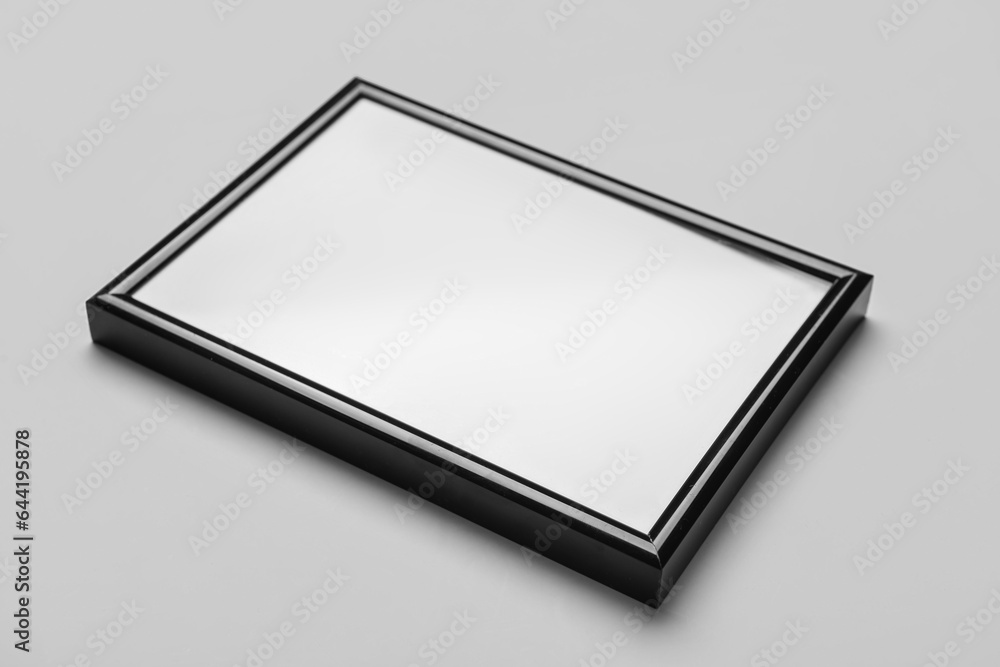 Blank picture frame on light background Blank picture frame on light background