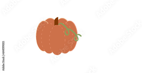 Stitched pumpkin
