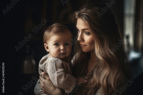 shot of a young woman holding her baby niece