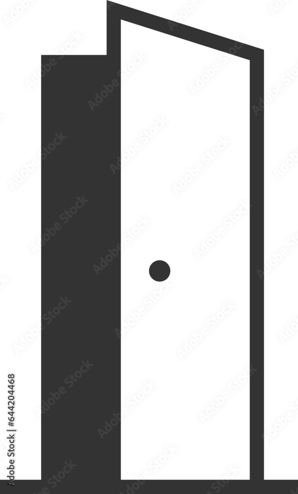 Close icon vector sign. Door icons symbol web design. Close icon vector sign. Door icons symbol web design.