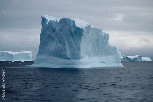 An iceberg with just the tip showing, signifying the concealed elements beneath the surface. Generative AI