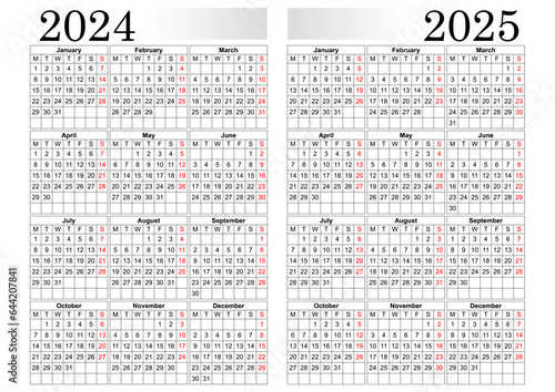 2024-2025 calendar	