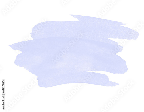 Blue Pastel Abstract horizontal watercolor blotch background. Neutral blue light colored empty space background illustration