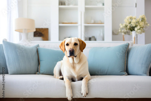 Cozy Moments: Labrador at Home